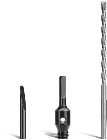 Adapter M22 auf HEX Aufnahmeschaft Verlängerung 110mm mit Zentrierbohrer | Adapter für Kernbohrkrone Diamant Bohrkrone Lochsägen
