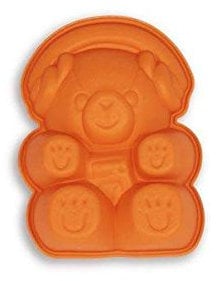 Silikomart 20.803.64.0060 SFT Penny 803 Backform Form von Petit Bär Silikon Orange Kupfer 17,5 x 25 x 3 cm