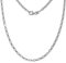 SilberDream oval Halskette silber Schmuck 50cm Erbskette 925 Silber SDK20950 Silber Halskette