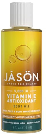 JASON Pure Beauty Oil, 5,000 IU Vitamin E Oil 4 fl oz by Jason