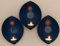 GURU SHOP Wandkerzenhalter, Wandteelicht - Blau, 24x33x8 cm, Teelichthalter & Kerzenhalter