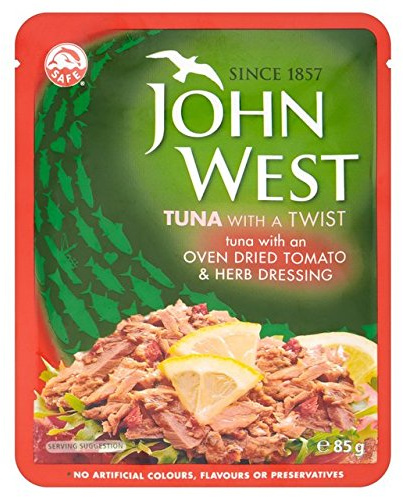 John West Tomato & Herb Tuna Pouch 85g
