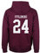 Beacon Hills Stilinski Lahey Lacrosse Mccall Sudadera de lacrosse con capucha Stilinski 24 Medium