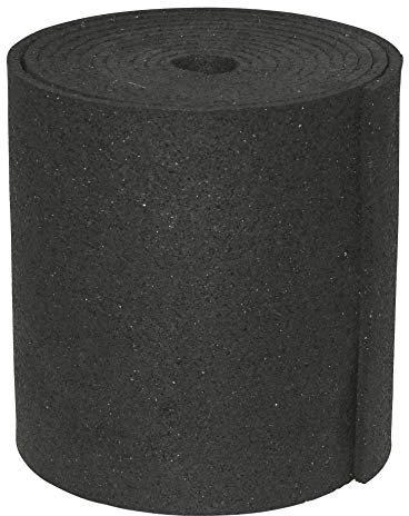 Kerbl Anti-Rutschmatte zum selbst Ablängen (steigert die Sicherheit, verbessert die Standfestigkeit, Länge 20 m, Breite 150 mm) 37398, schwarz