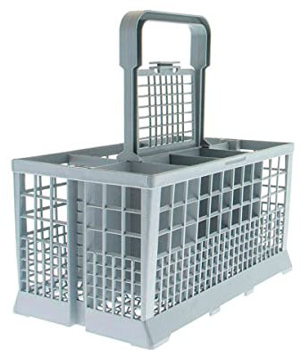 Recamania Cesta de Lavavajillas para Cubiertos Universal - Cesto de lavaplatos compatible con Bosch Siemens Neff, AEG, Beko, Ariston entre otros - Medidas: 240x135x123 mm