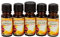 FineVista Duftöl Weihnachten 5er SET (je 10ml) mit verschiedenen Duftsorten Kokos-Vanille Wintertraum Vanillekipferl Weihnachtsbäckerei Weihnachtsorange Raumduft Duftoel