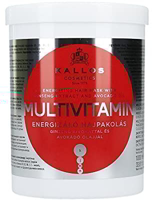 KJMN Multivitamin Energisierende Haarmaske mit Ginsengextrakt und Avocadoöl, 1000 ml