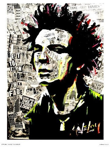 onthewall REF. otw12 Sid Vicious Sex Pistols Pop Art Poster Kunstdruck Saveloy 30 x 40 cm