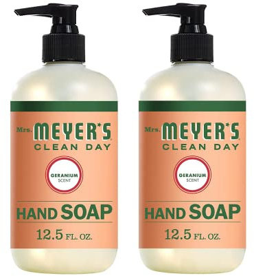 Geranium Liquid Hand Soap 12.5 fl oz[Set of 2] by Mrs. Meyers