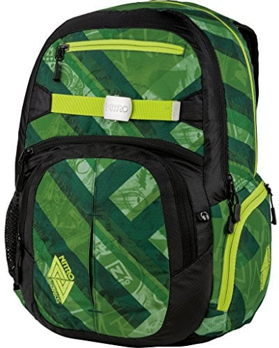 Nitro Hero Pack / großer trendiger Rucksack Tasche Backpack / mit gepolstertem Laptopfach und weiteren tollen Features / Schoolbag / Schulrucksack, 1131-878011, Wicked Green, 52