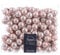 Packung von 144 Christbaumkugeln (D20 mm) Perlette Pink Puder