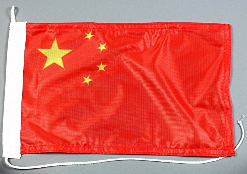 Bootsflagge China 20 x 30 cm in Profiqualität Flagge Motorradflagge