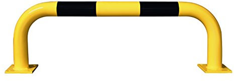 MORAVIA Rammschutzbügel aus Stahl, feuerverzinkt und beschichtet zum Aufdübeln, 350 x 1000 mm, 195.13.499