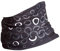 Hilltop Multifunktionstuch, Halstuch, Sporttuch, Schlauchtuch, Kopftuch, Schal, Cooles Design in Trendfarben, für Damen und Herren, Farbe/Design:Weisse Kreise