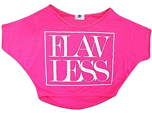 A2Z 4 Kids Girls Flawless Crop Top - Flawless Top Neon Pink 13