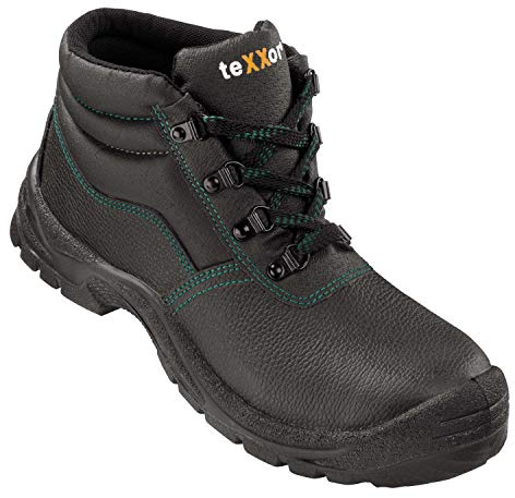 teXXor 6321-38 S3-Sicherheitsschnürstiefel PARIS, Size 5, Schwarz/Grün