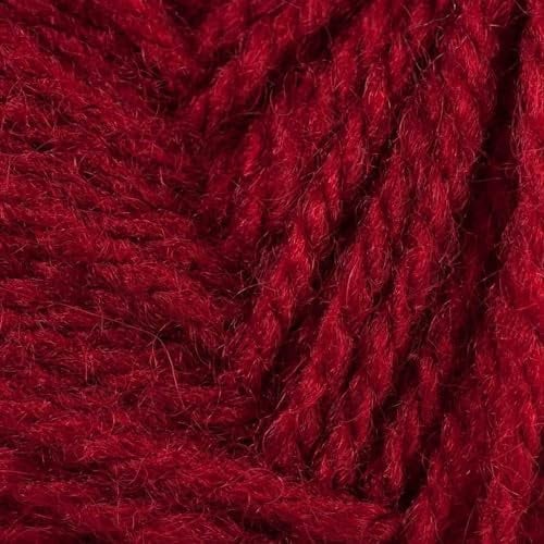 Sirdar Wool Hayfield Bonus Aran with Wool, Deep Red (830), 400g by Sirdar