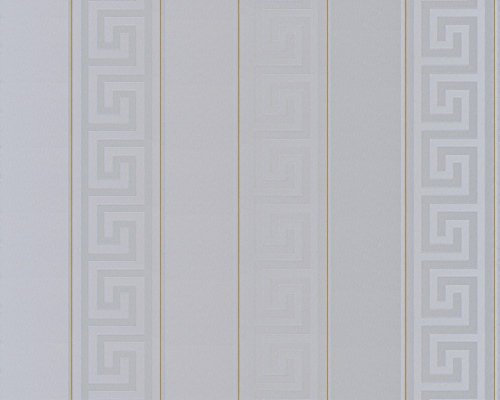 A.S. Création Versace Home Tapete 935245 Vlies Tapete A.S. Création Kollektion Versace 3 Grau und Gold Metallic 10,05 x 0,70 m