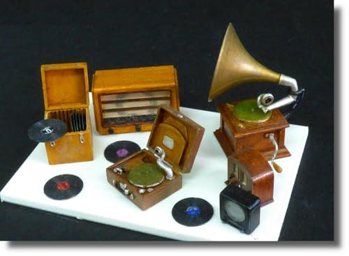 Plusmodel Gramophone und Radios - 1:35e