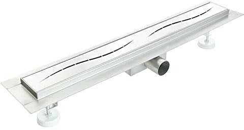 Caniveau de douche en Acier inoxydable 50 cm x 7 mod. Onda