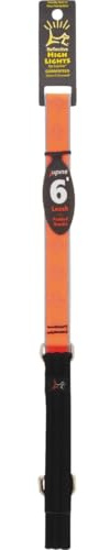 Ruffin' It Round Braided Reflective Lead, Orange