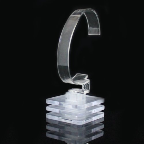 Yudu Acryl Uhrenständer Uhrenhalter Uhrenträger drehbar Erweiterung möglich transparent