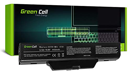Green Cell® Standard Serie HSTNN-IB51 / HSTNN-LB51 / HSTNN-OB51 Batteria per Portatile HP Compaq 550 610 615 6720s 6730s 6735s 6820s 6830s (6 Pile 4400mAh 10.8V Nero)