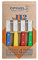 Opinel 254316 Lot de 4 couteaux de cuisine avec manche en bois de hêtre coloré