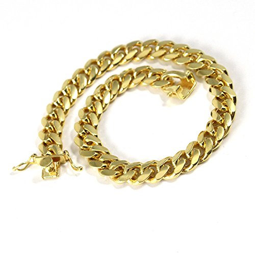 CSG Panzer-Armband Gold Silber Miami kubanisch 9 mm 21,6 cm