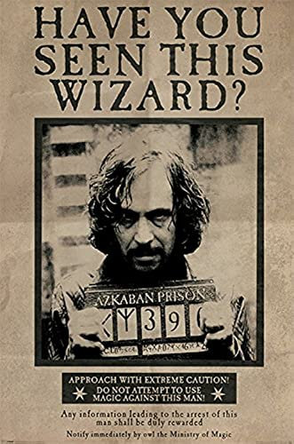 Harry Potter Wanted Sirius Black Maxi Poster 61x91.5cm