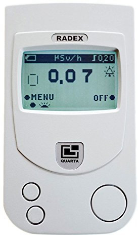 RADEX by Quarta-Rad RD1503 Hochgenauer Geigerzähler-Strahlungsdetektor ohne Dosimeter, Weiß
