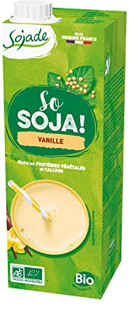 Sojade Vanilla and Calcium Soya Milk 1 Litre (Pack of 6)