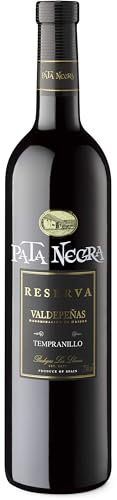 Pata Negra Reserva Vino Tinto Tempranillo D.O Valdepeñas - Caja de 6 Botellas x 750 ml