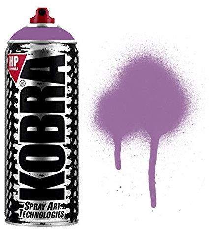 KOBRA HP High Pressure Spray Paint 400ml Can – Professional Grade 100% Acrylic Formula with Matte Finish for Graffiti, Street Art, Crafts & Multi-Surface Use (4020 Indaco)