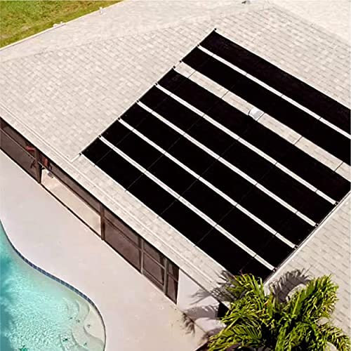 Smart Pool S601 Sistema di riscaldamento solare per piscina interrata, include due pannelli da 2 x 20 (80 mq) - Realizzato in polipropilene resistente, aumenta la temperatura fino a -9,4 °C - S601P,