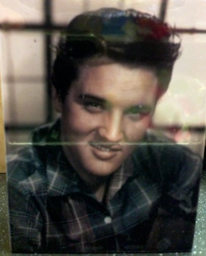 Nostalgic-Art 14273 Celebrities - The King - in Color, Magnet 8 x 6 cm