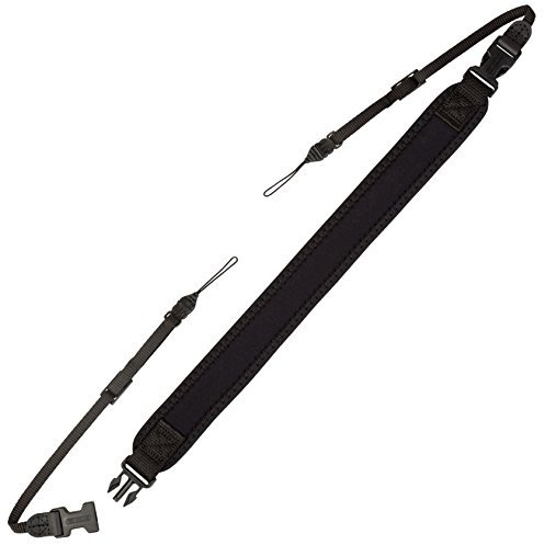 OP/TECH USA Mirrorless Strap – Kameragurt mit Schnelltrennung für leichte spiegellose Kameras (schwarz)