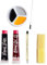 Widmann 01144 - Make-Up Set Zombie, flüssiges Latexblut 10 ml, schwarzer und grauer Eyeliner 4,8 ml, 3-farbiges Make-Up 4,5 ml, Pinsel, 2 Schwämme, Halloween, Karneval, Mottoparty