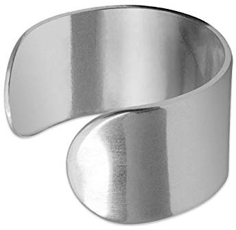 Soul-Cats 1 Stk. schöne Ohrklemme Ear cuff Ohrringe Ohrstecker, Farbe: Silber