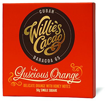 Willie's Cacao Cuban 65 Luscious Orange 50 g (Pack of 6)