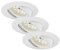 Briloner Leuchten LED Einbauleuchte, Einbaustrahler, LED Strahler, Spots, Deckenstrahler, Deckenspot, Lampen Wohnzimmer, LED Einbaustrahler 230v, Deckeneinbauleuchten, Einbaustrahler Set, rund, Weiß