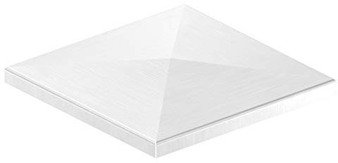 Pyramidenkappe 140x140mm, geschliffen, Ecken verschweißt und geschliffen