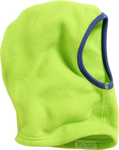 Playshoes Unisex Kinder Fleece-Schlupfmütze Winter-Mütze, grün, one size