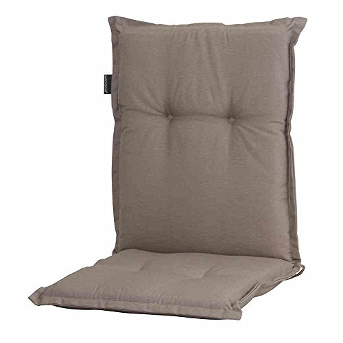 Madison Kissen, niedriges Rückenteil, Motiv Panama, 75% Baumwolle, 25% Polyester, 50 x 105 cm, Taupe, 50 x 105