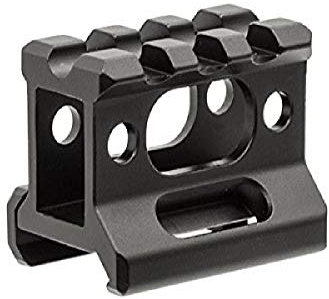 UTG Erwachsene Super Slim Picatinny Riser Mount 1 High, 3 Slots MT-RSX1S Montageerhöhung, schwarz, One Size