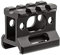 UTG Erwachsene Super Slim Picatinny Riser Mount 1 High, 3 Slots MT-RSX1S Montageerhöhung, schwarz, One Size