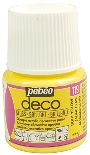 Pébéo Deco Peinture 45 ml Brillant Jaune Clair 092119