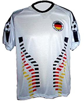 Deutschland Trikot Stripes mit Wunschname + Nummer Größe M