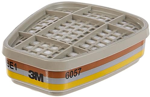 3M 6057 Filtri per Gas e Vapori, 8 Pezzi