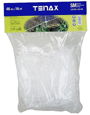 Tenax 100522964 Hortonova Plant Trellis Net White 48inx16ft